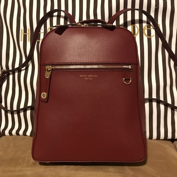 henri bendel Handbags - Henri Bendel Bowery Backpack in OXBLOOD Red
